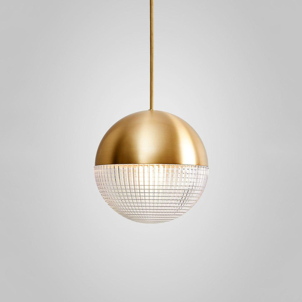 Lens Flair Pendant Lamp ? 7.9″ x H 7.9″ / Dia 20cm x H 20cm / Gold Pendant light