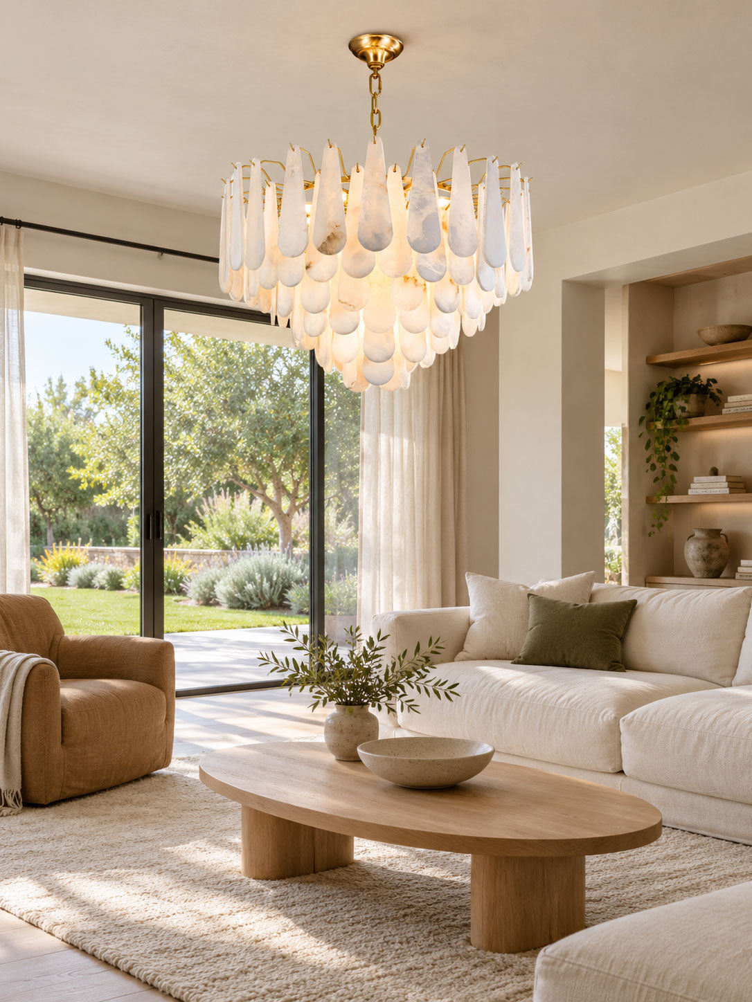 Leon Alabaster Chandelier