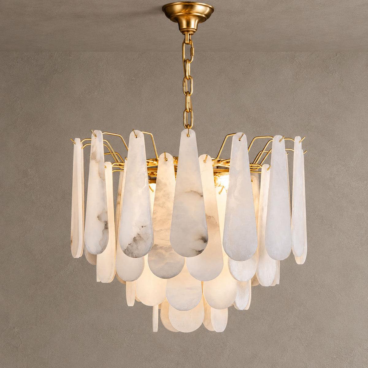 Leon Alabaster Chandelier