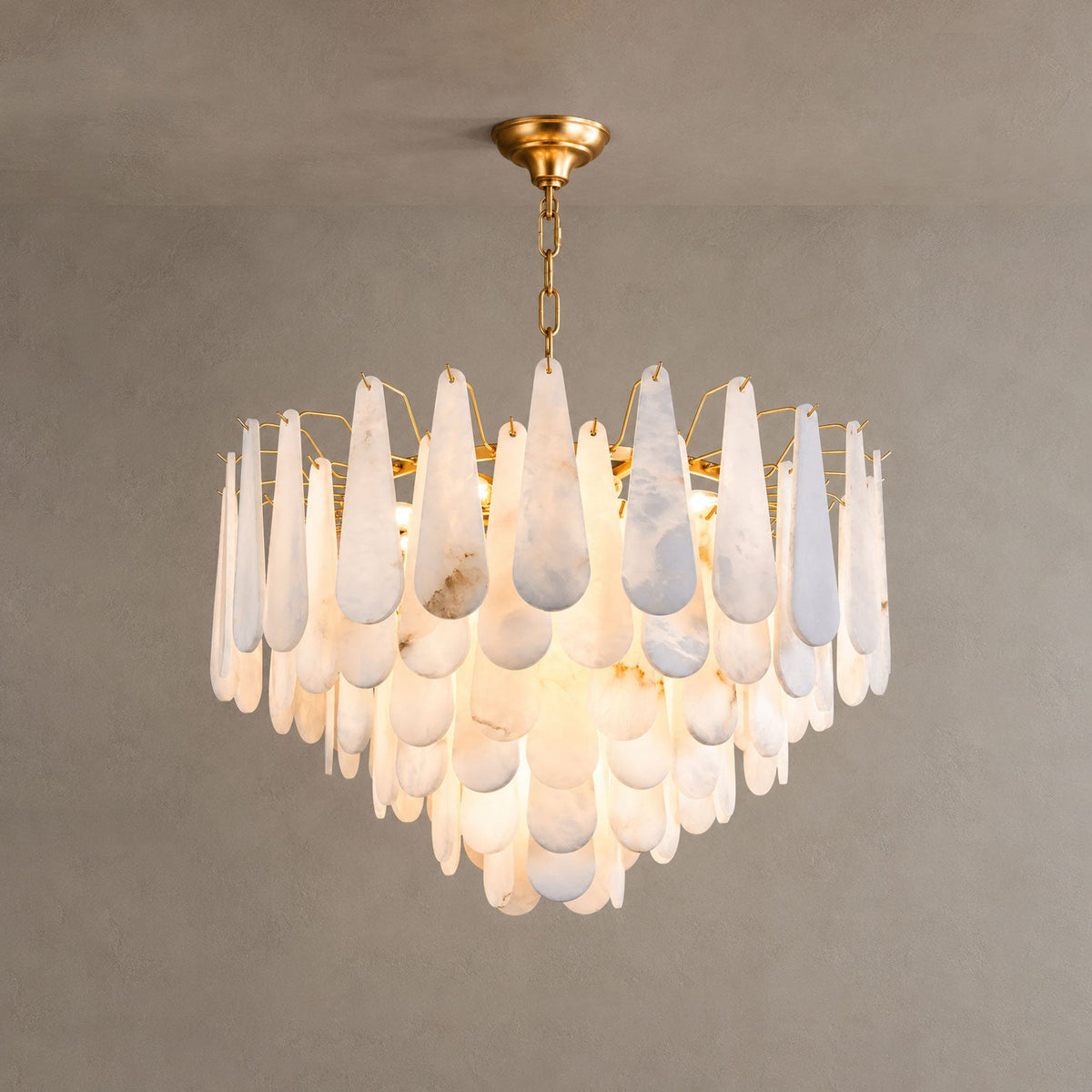 Leon Alabaster Chandelier