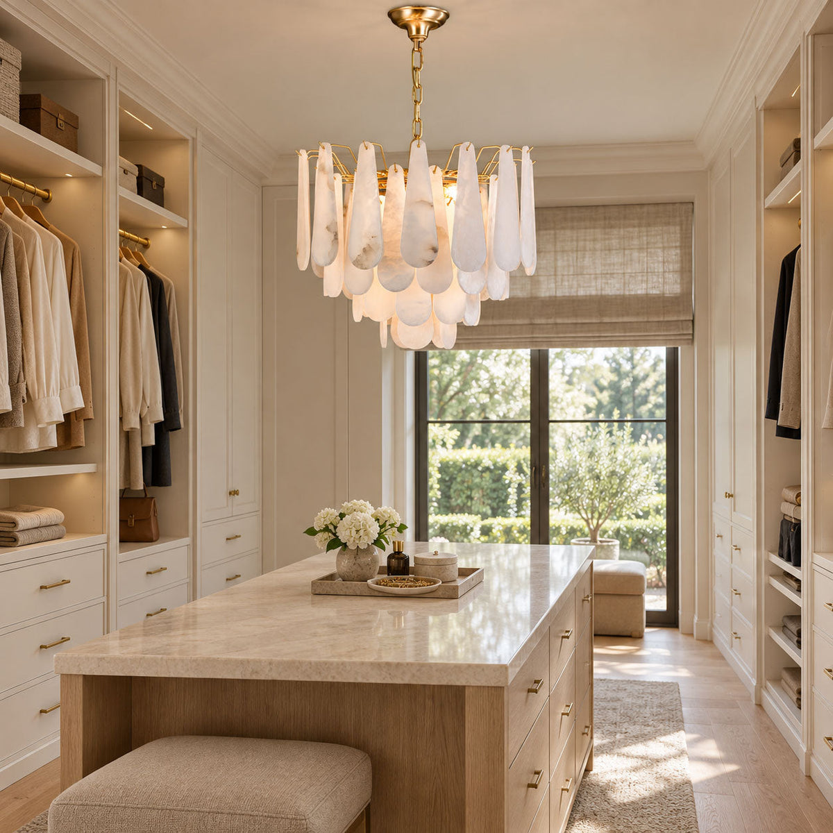 Leon Alabaster Chandelier