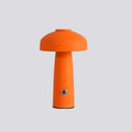 Leon Mushroom Built-in Battery Table Lamp ∅ 5.9″ x H 9.8″ / Dia 15cm x H 25cm / Orange / Touch Switch Table lamp