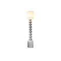 Leona Floor Lamp Rough: ∅ 11.8″ x H 70″ / Dia 30cm x H 178cm / White / US Plug Floor lamp