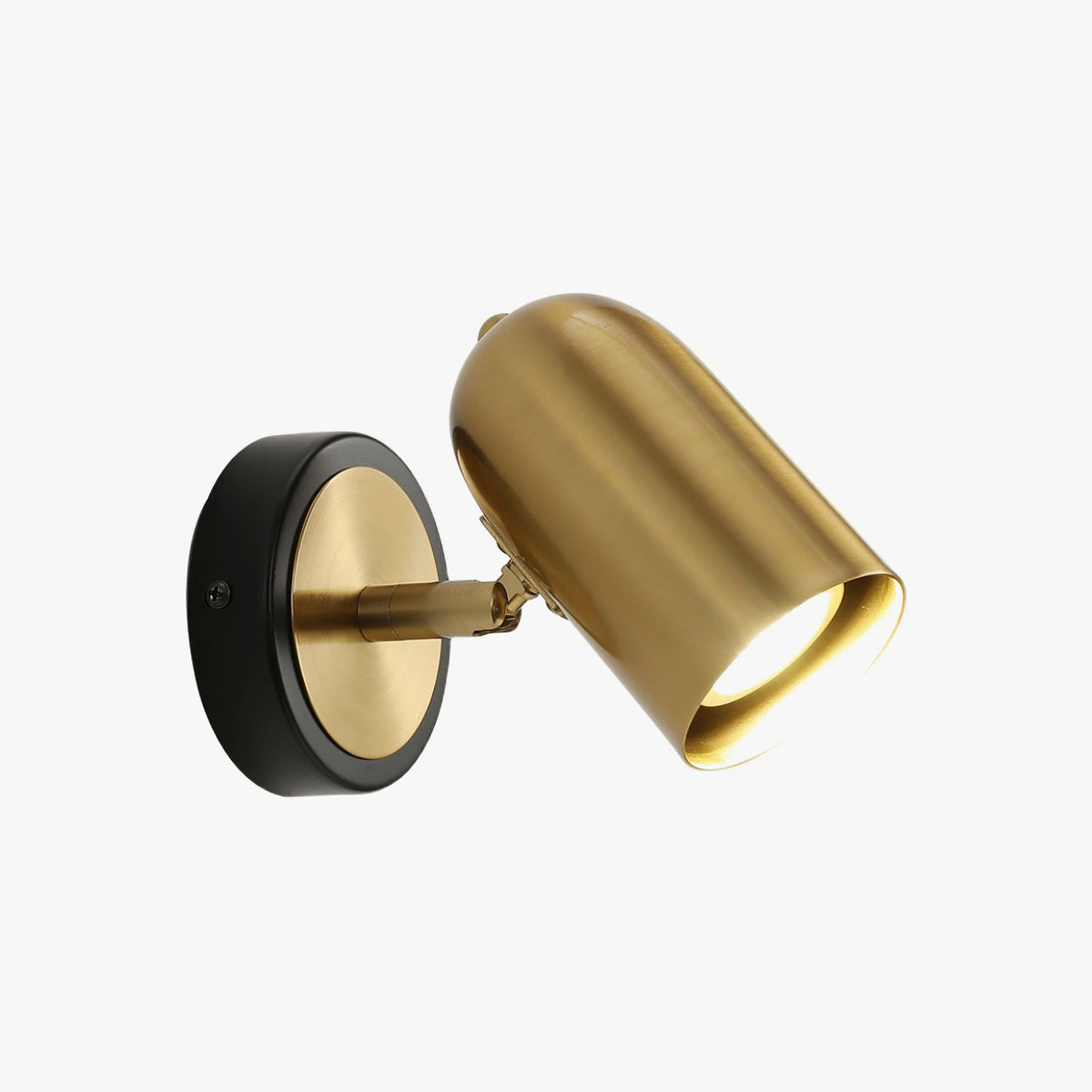 Leonardo Gold Wall Lamp ∅ 3″ x H 5.5″ / Dia 7.5cm x H 14cm / Gold Wall lamp