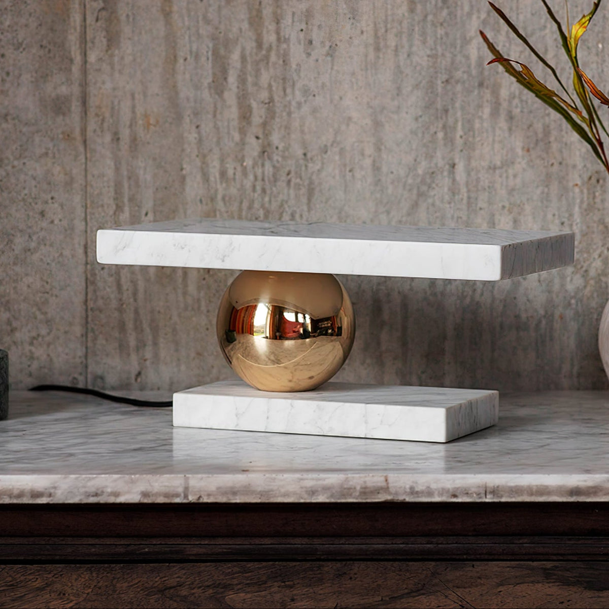 Levoro Stone Table Lamp