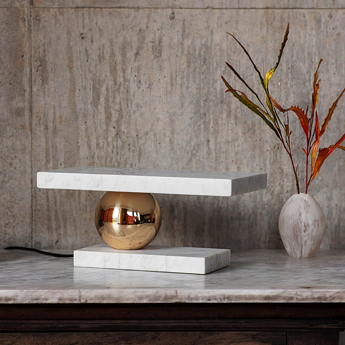 Levoro Stone Table Lamp