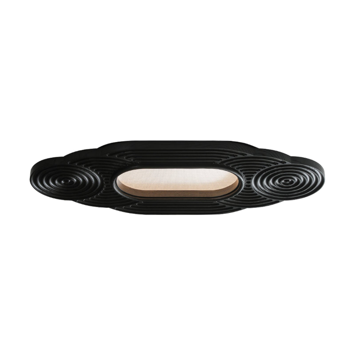 Lianyan Ceiling Lamp L 38.6’’ x W 18.9’’ x H 2.6’’ / Black / Warm Light Ceiling lamp