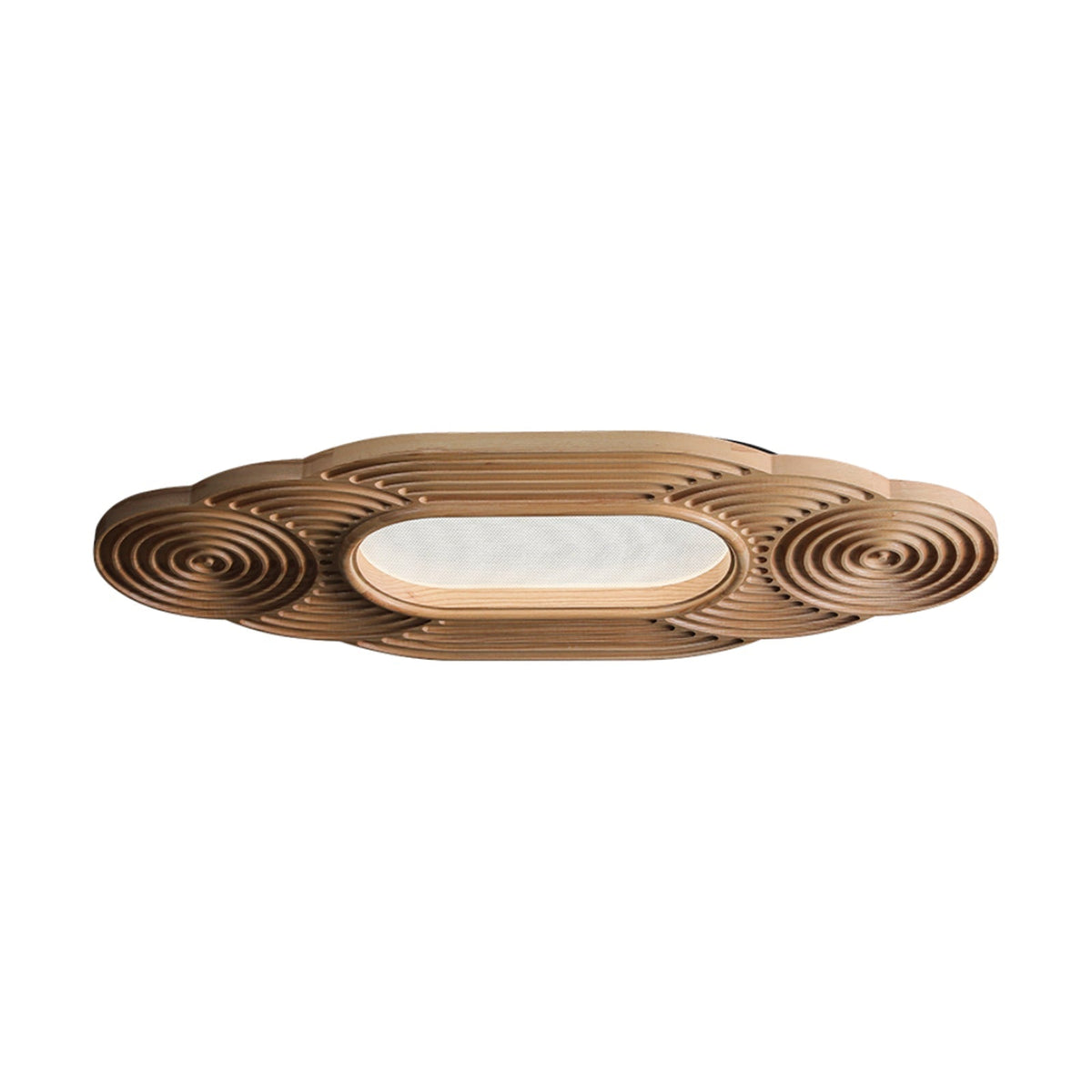 Lianyan Ceiling Lamp L 38.6’’ x W 18.9’’ x H 2.6’’ / Wood Color / Warm Light Ceiling lamp