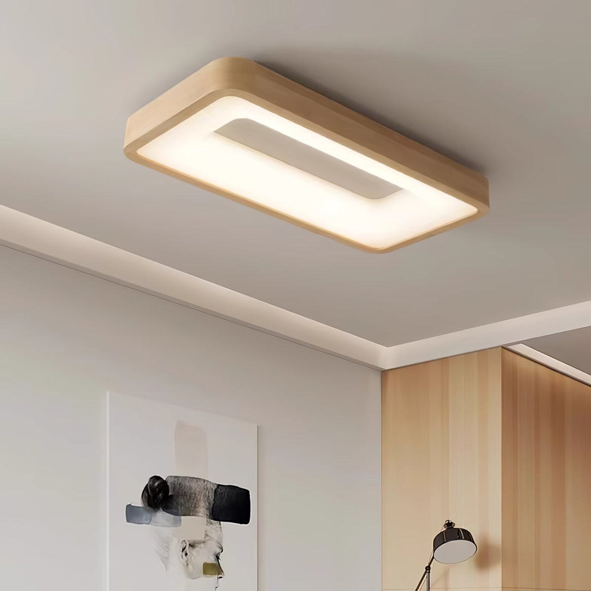 Ligna Square Ceiling Light