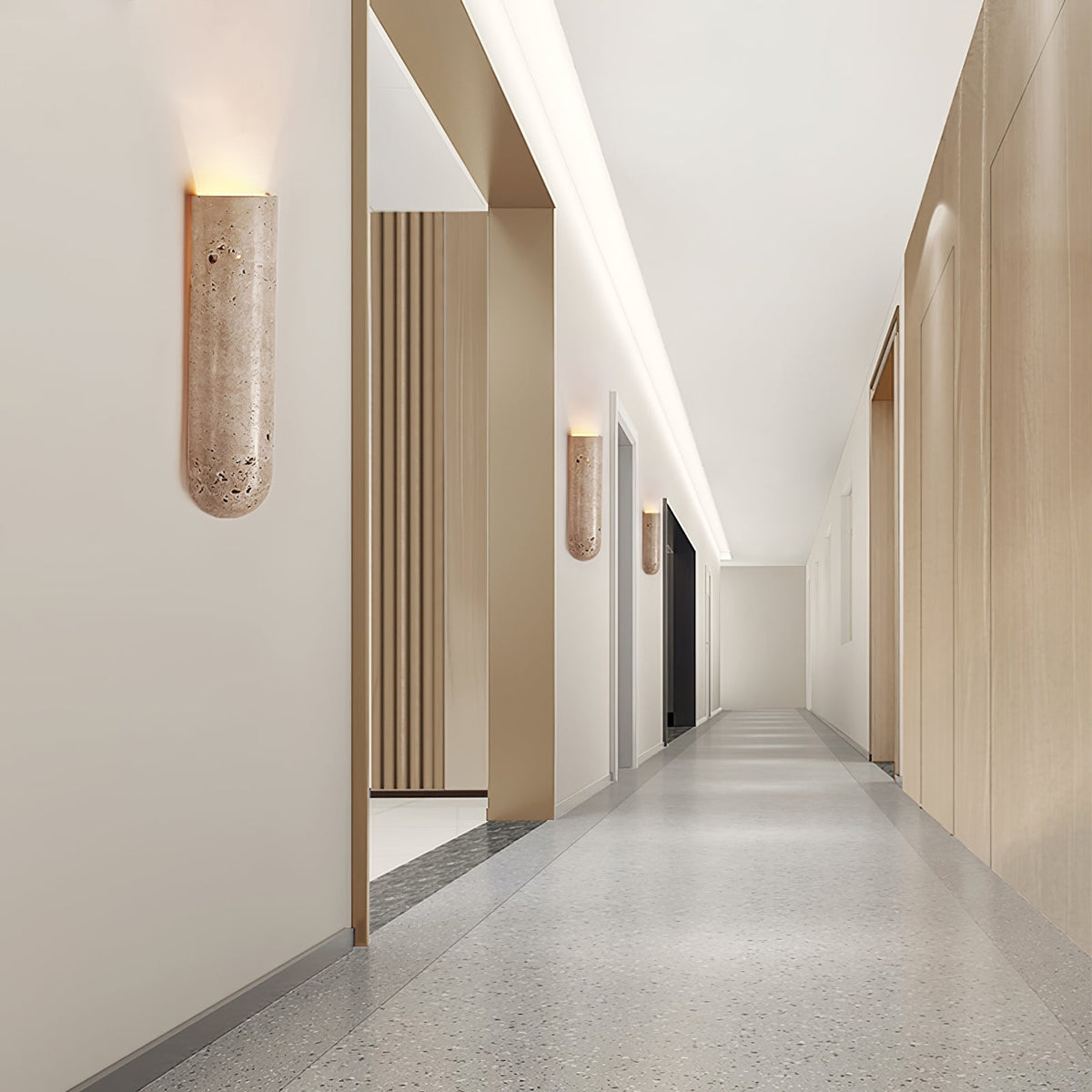 Lina Travertine Wall Light