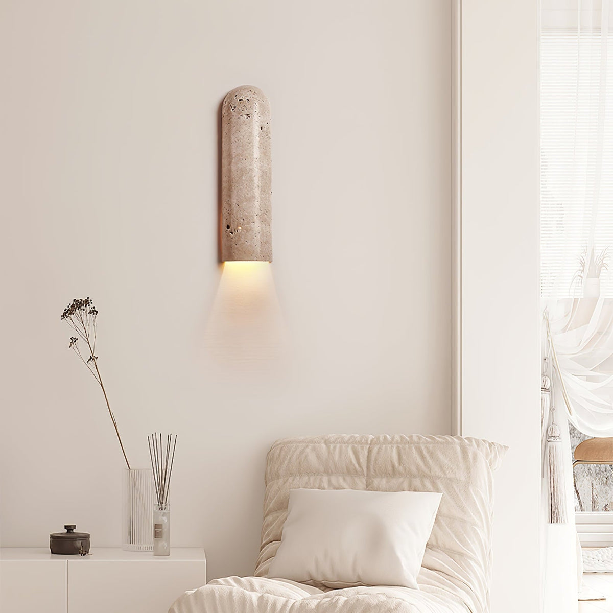 Lina Travertine Wall Light