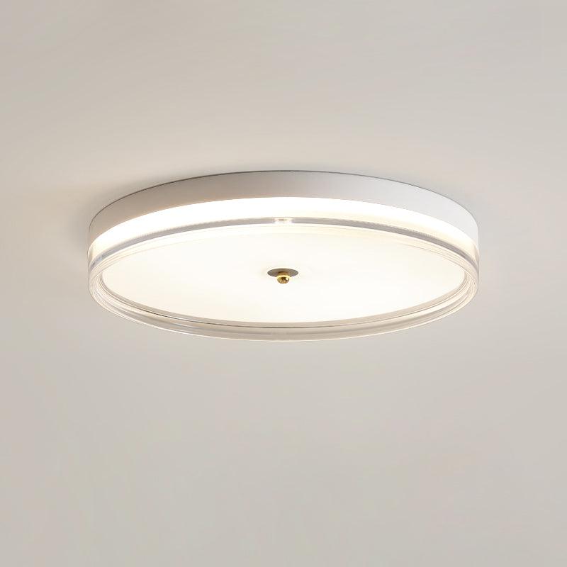 Lindby Ceiling Light ∅ 19.7″ x H 3.5″ / Dia 50cm x H 9cm / White / Three-color changing light Ceiling lamp