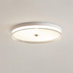 Lindby Ceiling Light ∅ 19.7″ x H 3.5″ / Dia 50cm x H 9cm / White / Three-color changing light Ceiling lamp