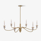 Linden Wave Arm Chandelier