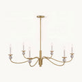 Linden Wave Arm Chandelier