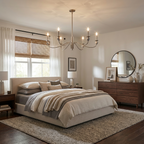 Linden Wave Arm Chandelier