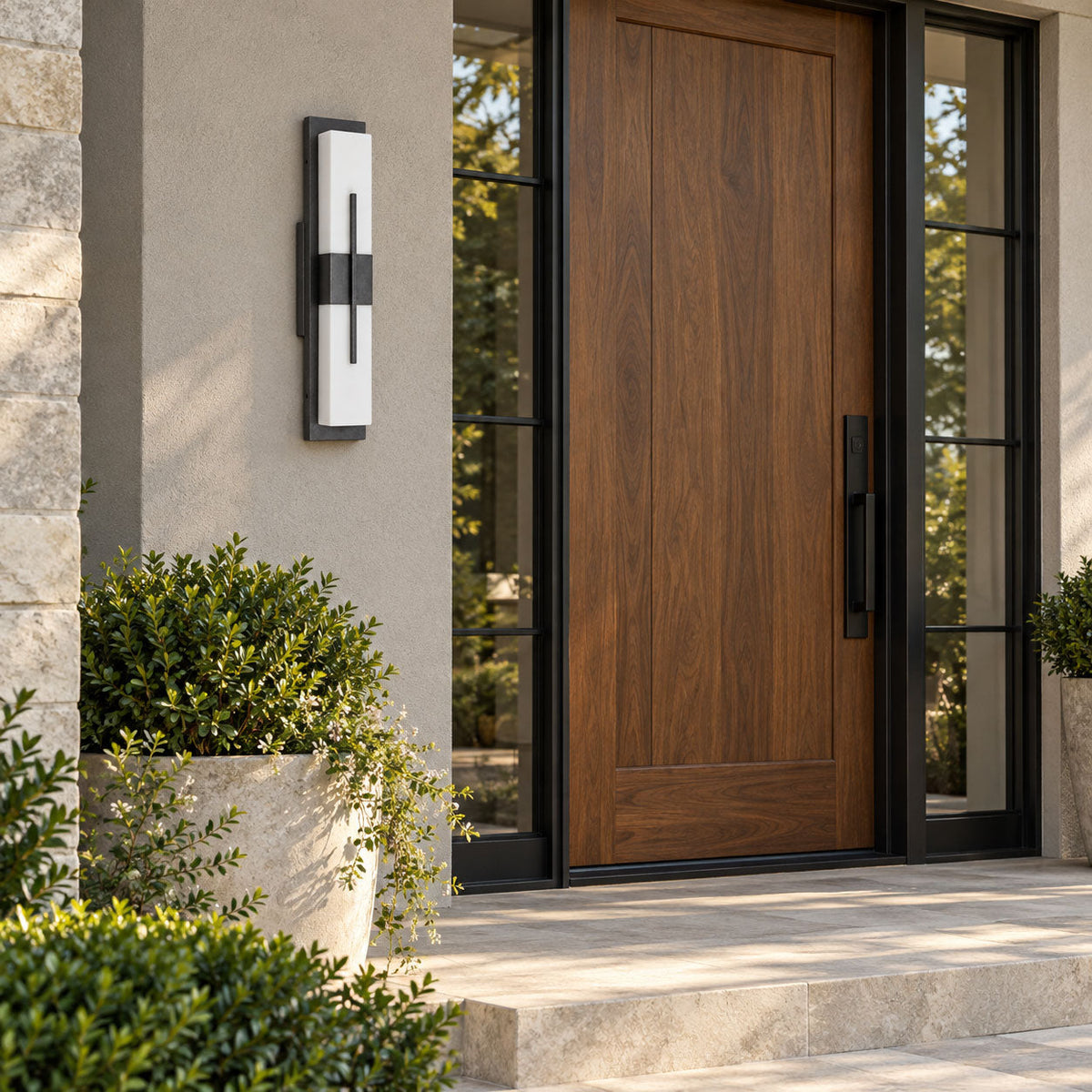 Linear Resin Outdoor Wall Light