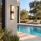 Linear Resin Outdoor Wall Light