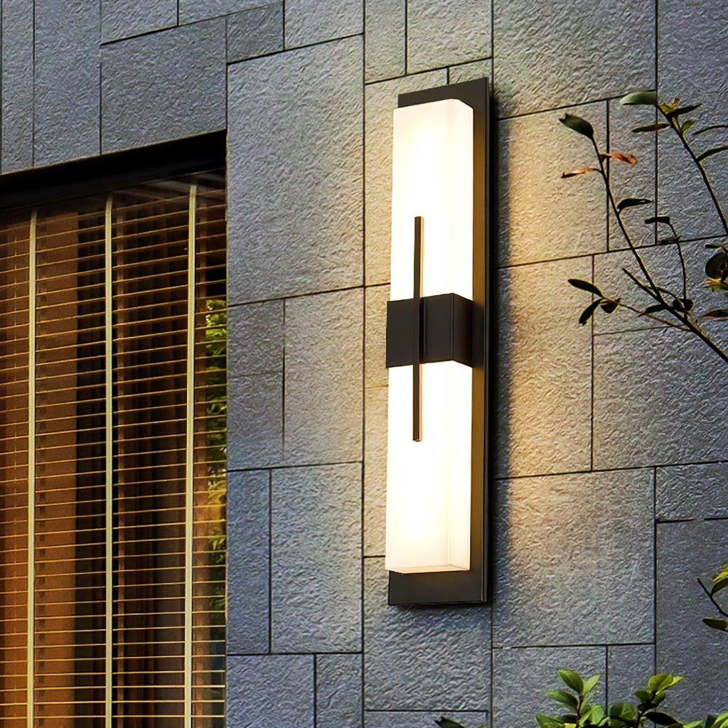 Linear Resin Outdoor Wall Light