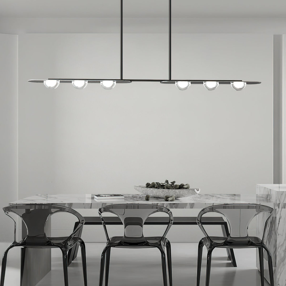 Linear Elegance Pendant Lamp Chandelier