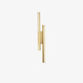Linear LED Wall Lamp W 4.3″ x H 23.6″ / W 11cm x H 60cm / Gold & Clear / Three-Color Changing Light Wall lamp