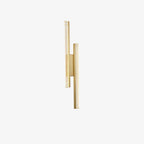 Linear LED Wall Lamp W 4.3″ x H 23.6″ / W 11cm x H 60cm / Gold & Clear / Three-Color Changing Light Wall lamp