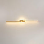 Linear Strip Wall Light W 3.9″ x H 23.6″ / W10cm x H 60cm / Gold / Three-Color Changing Light Wall lamp