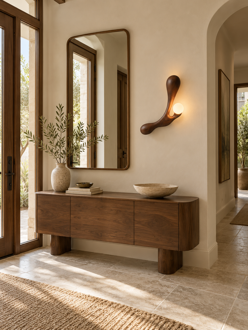 Liora Drift Wood Wall Lamp