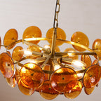 Solaris Disc Murano Chandelier