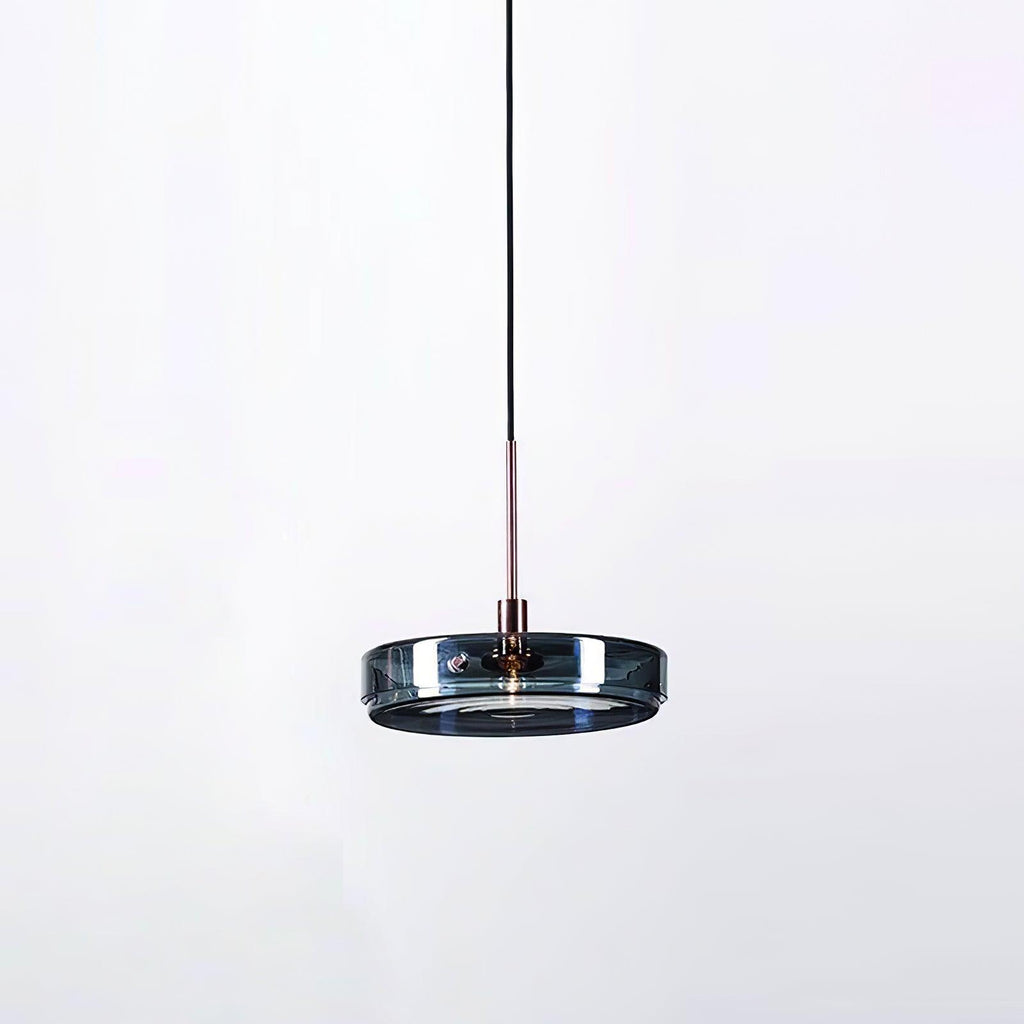 Lucri Pendant Light ∅ 11″ x H 2.8″ / Dia 28cm x H 7cm / Blue Pendant light