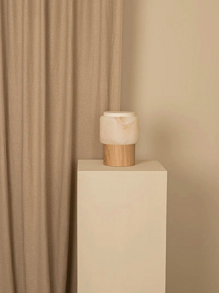 Luma Core Alabaster Table Lamp