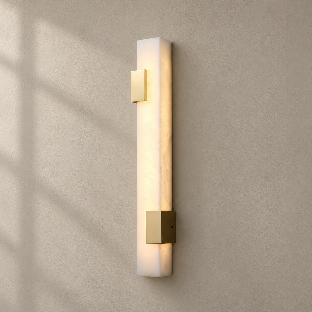 Lumen Bar Alabaster Wall Sconce