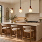 Lumi Travertine Pendant Light