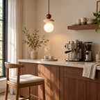 Lumi Travertine Pendant Light