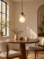 Lumi Travertine Pendant Light
