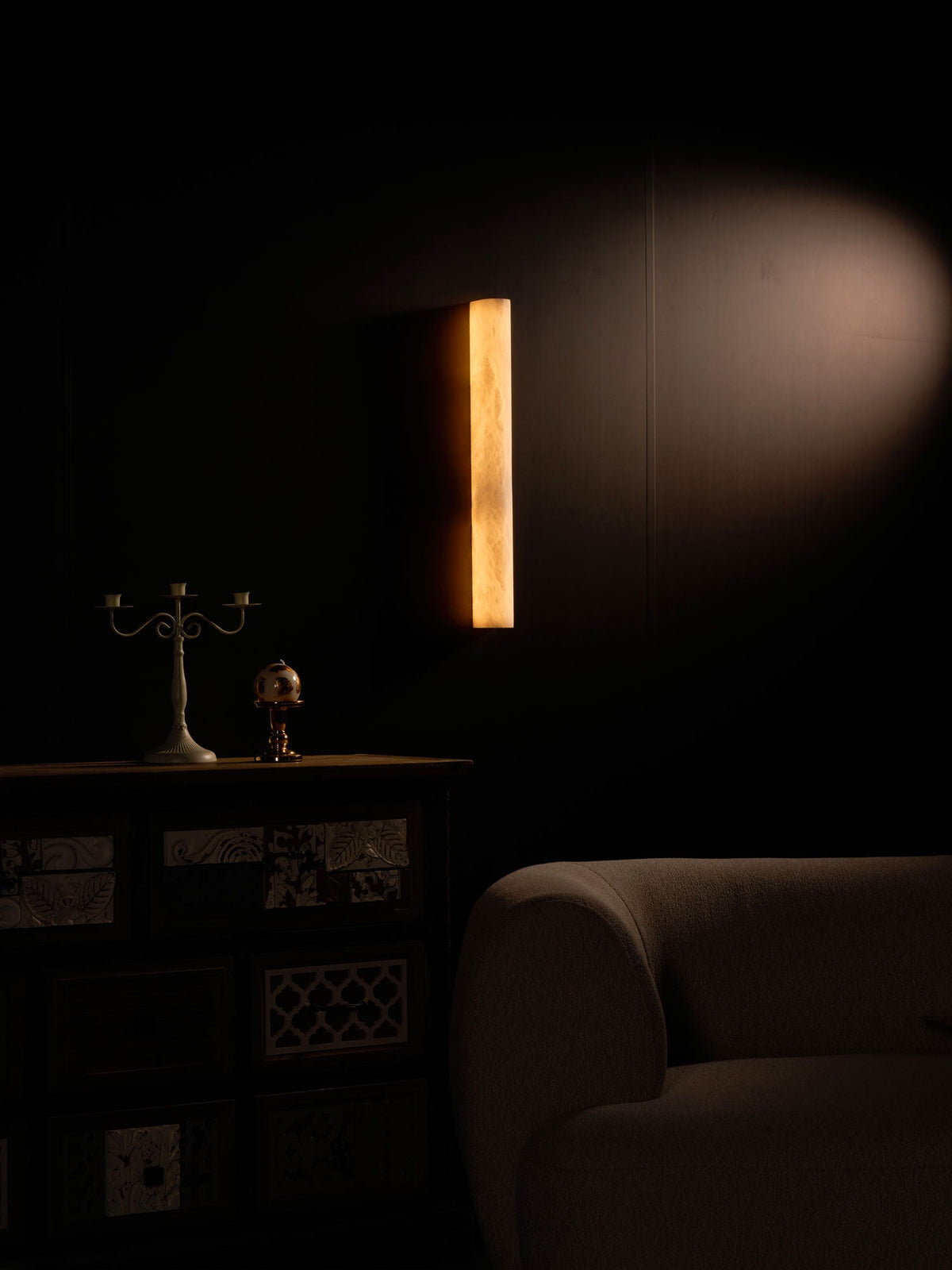 Luminara Alabaster Wall Sconce