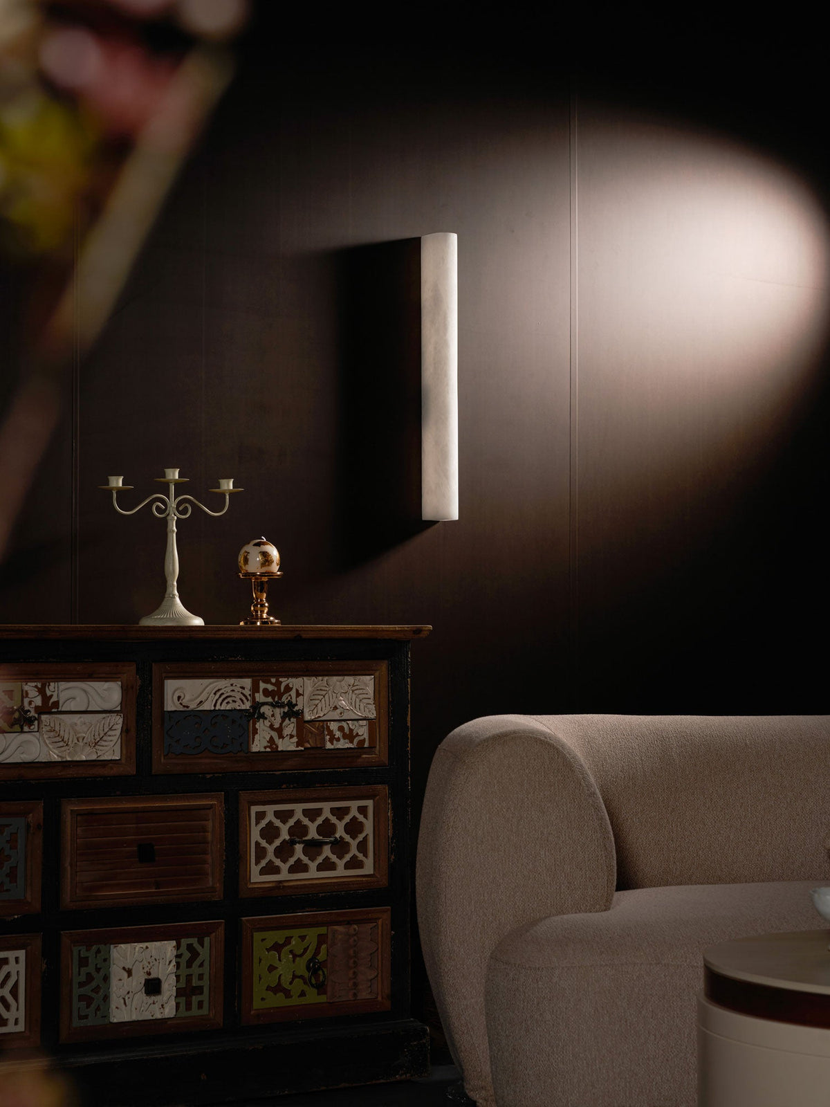 Luminara Alabaster Wall Sconce