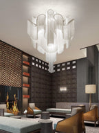 Luminous Cascade Chain Ceiling Light