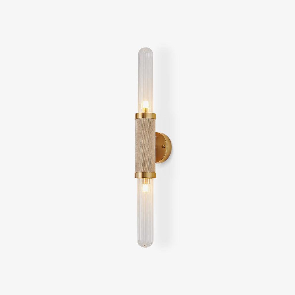 Luminous Column Wall Sconce W 4.7″ x H 29.9″ / W 12cm x H 76cm / Gold & Clear Wall lamp