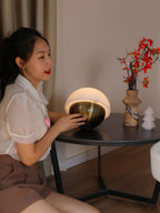 Luna Stone Mini Alabaster Table Lamp