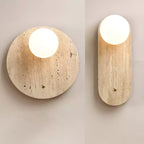 Luna Travertine Wall Sconce