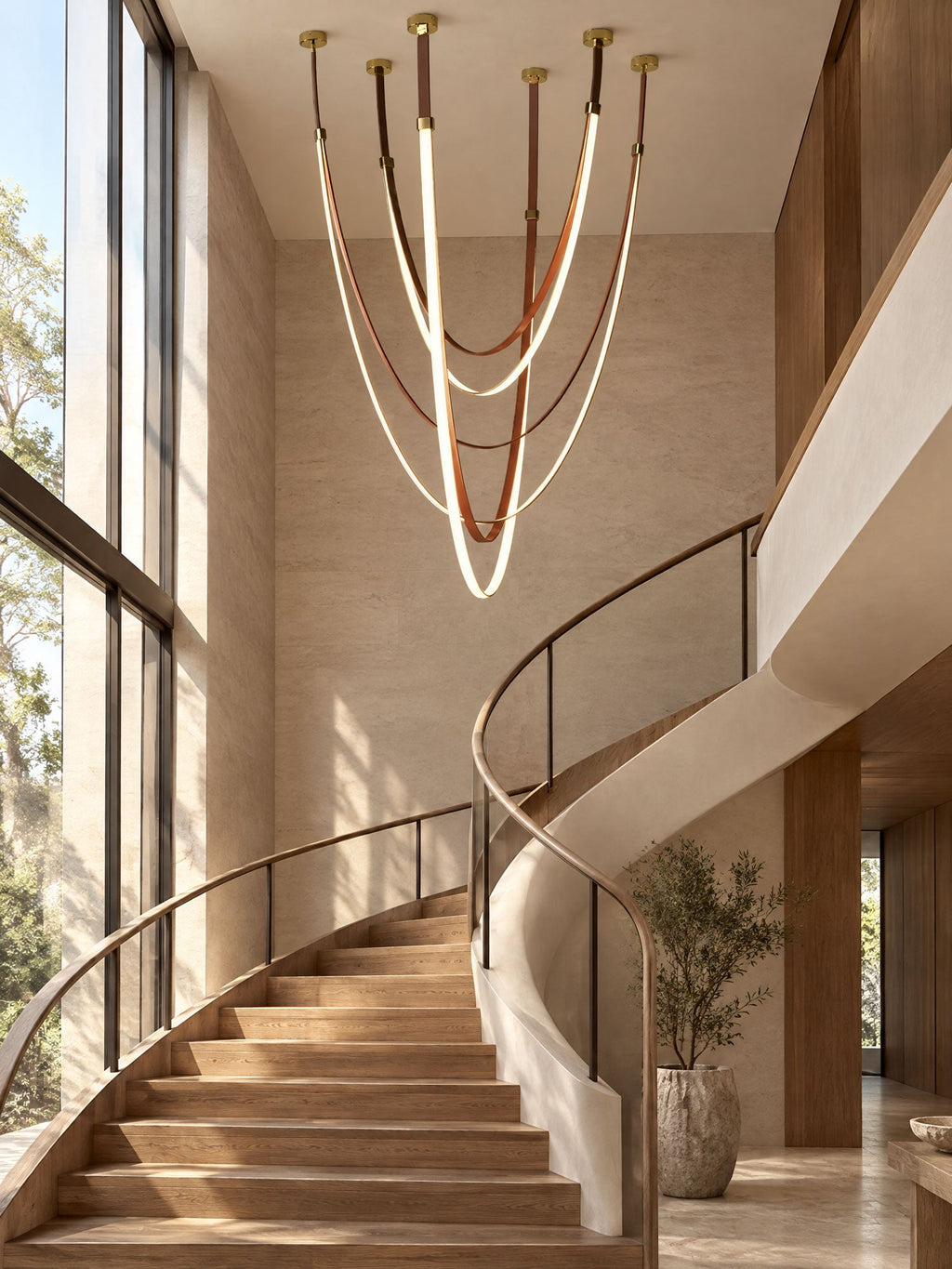 Lunara Strap Chandelier