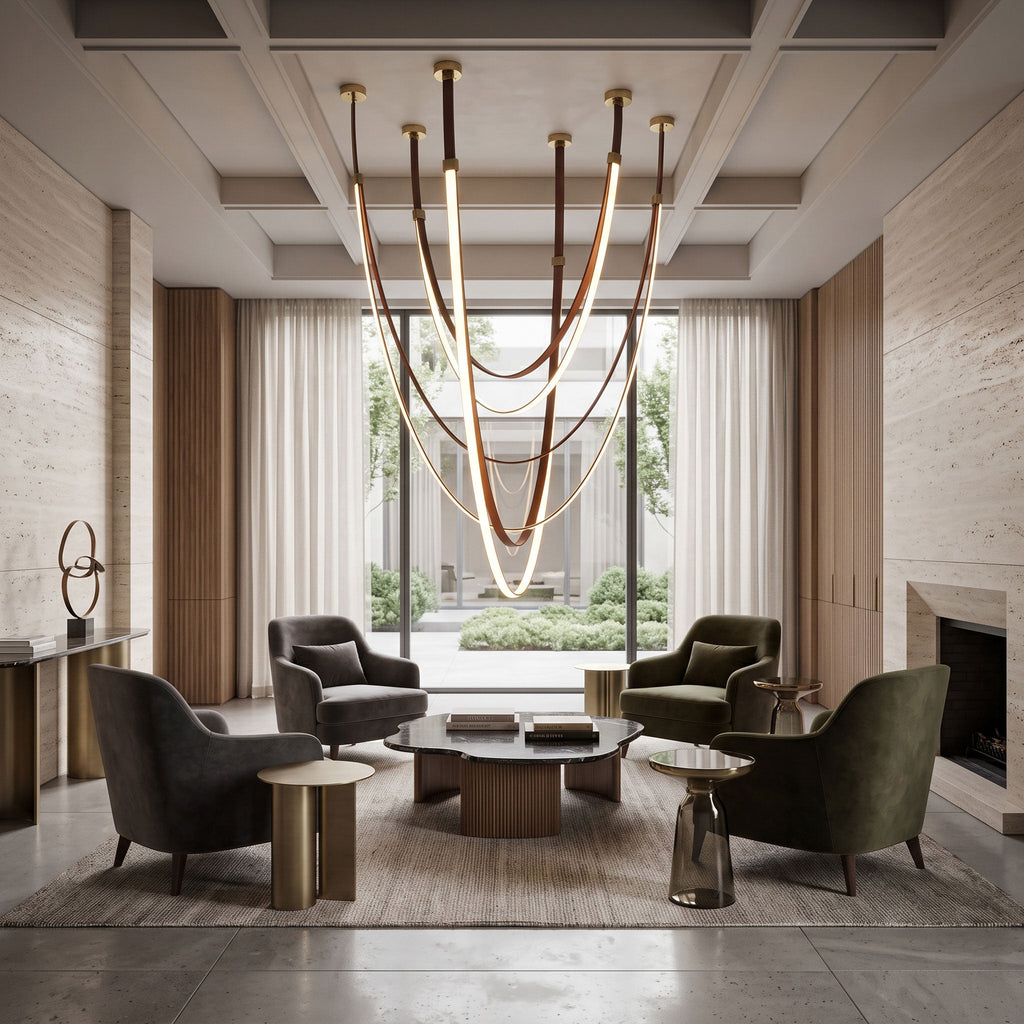 Lunara Strap Chandelier