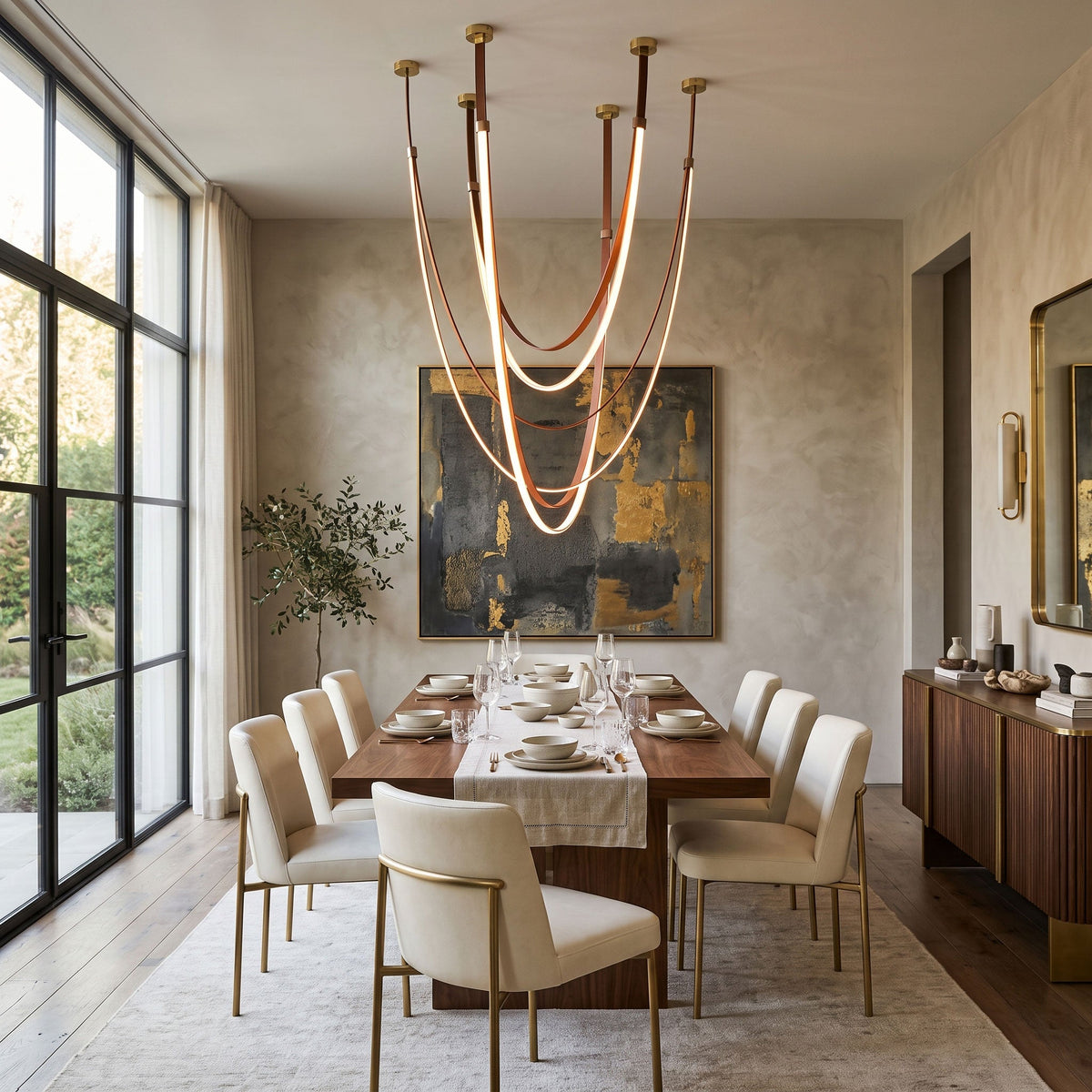 Lunara Strap Chandelier