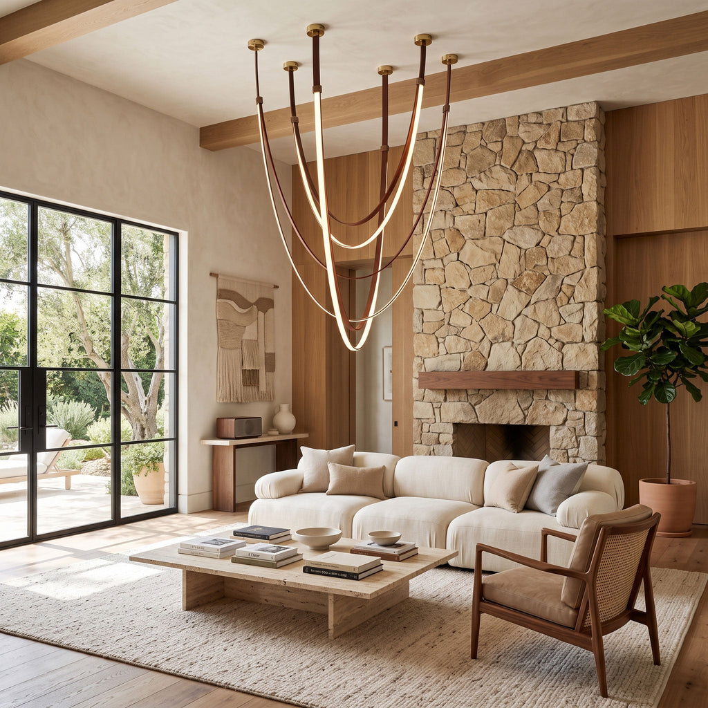 Lunara Strap Chandelier