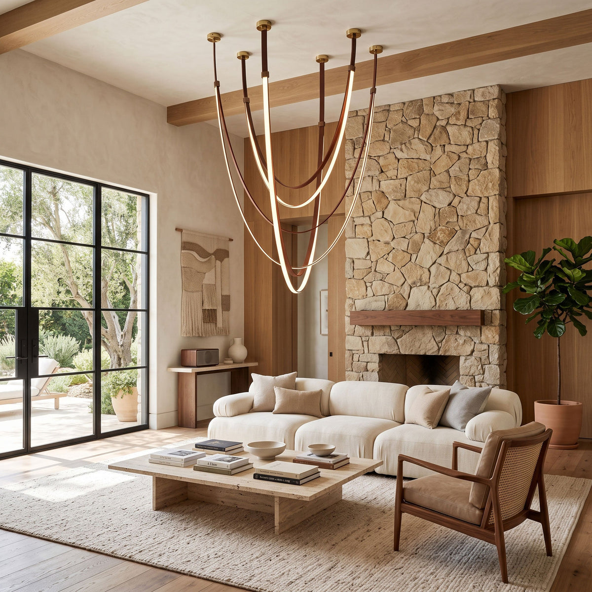 Lunara Strap Chandelier