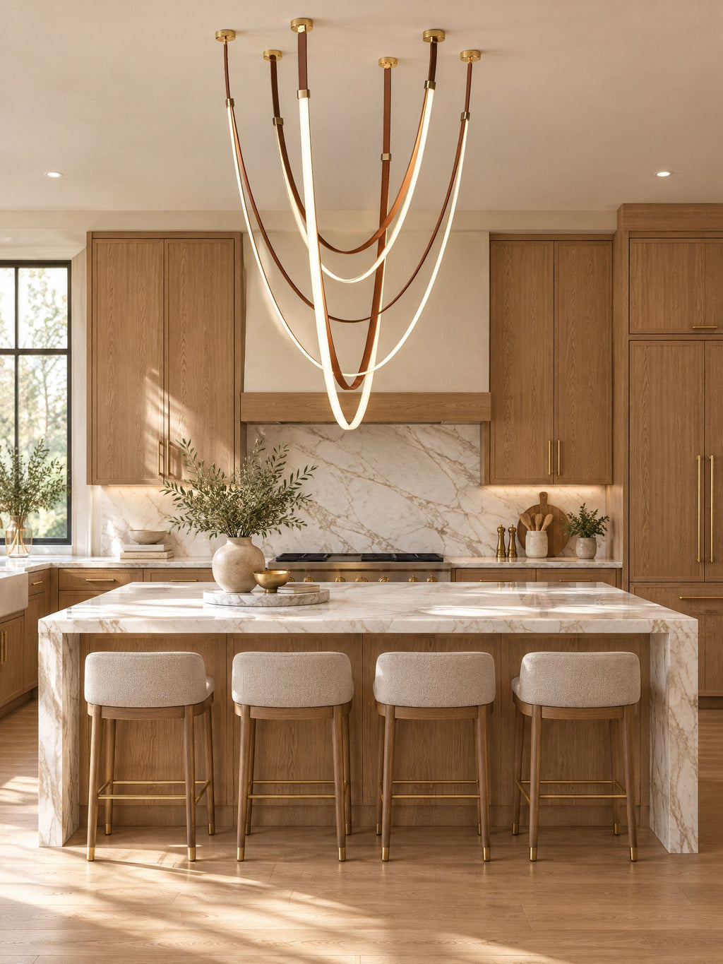 Lunara Strap Chandelier