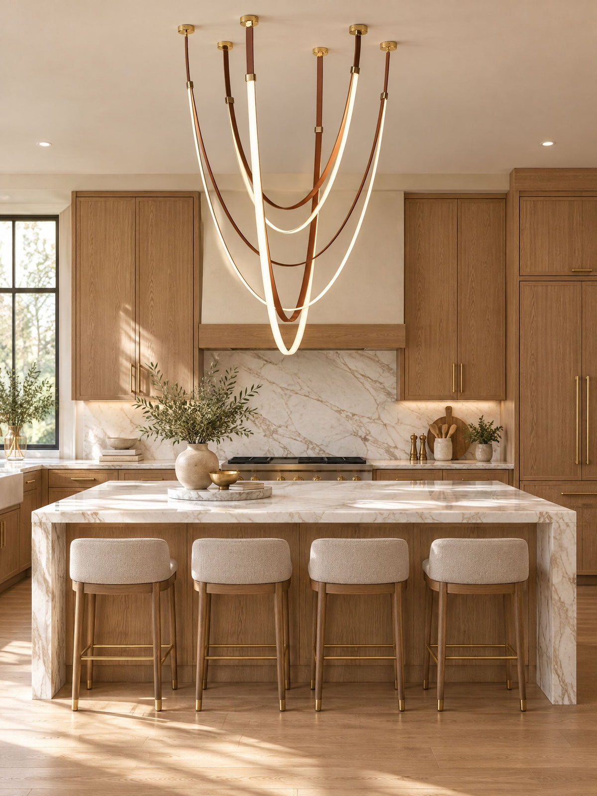 Lunara Strap Chandelier