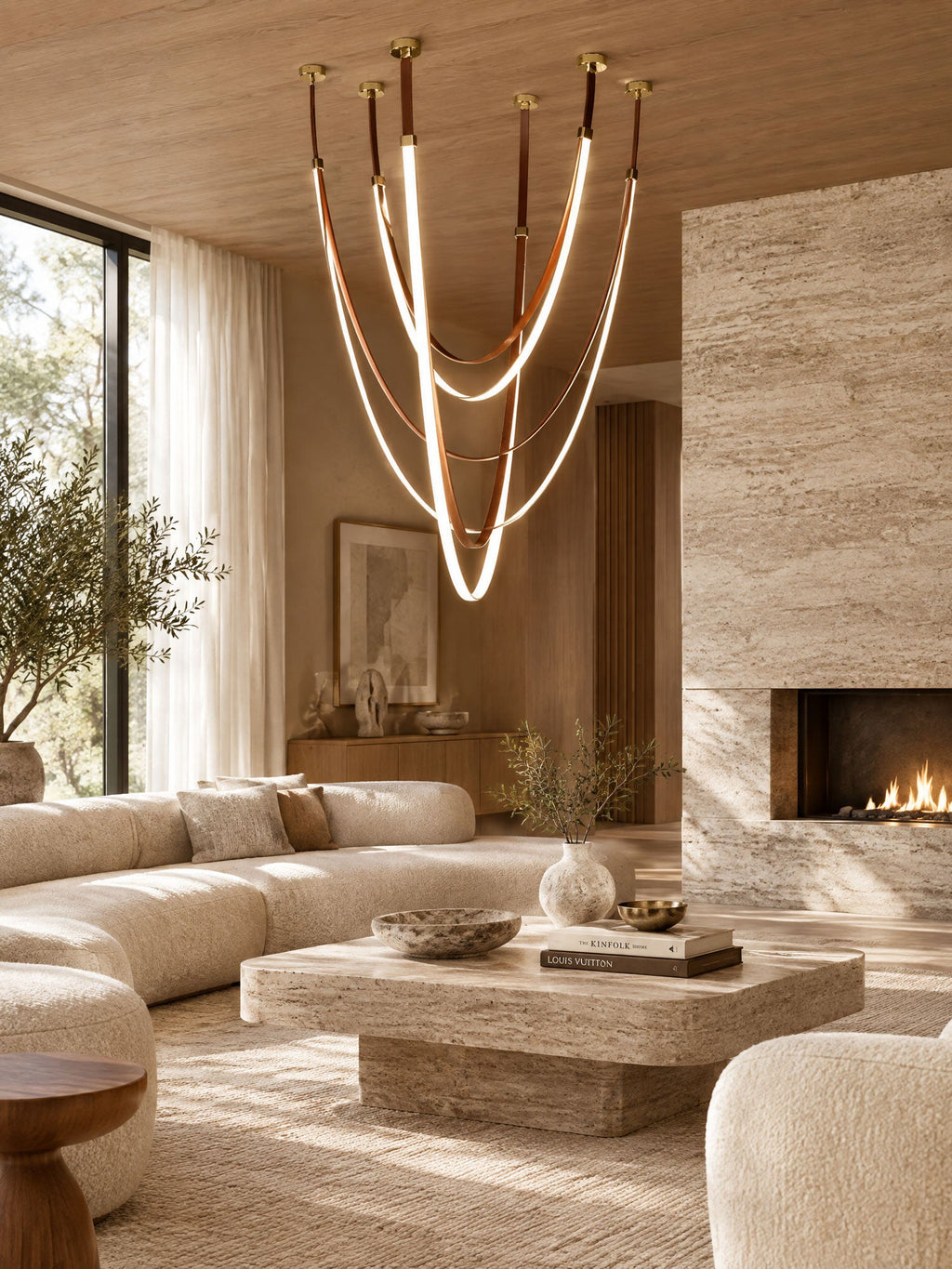 Lunara Strap Chandelier