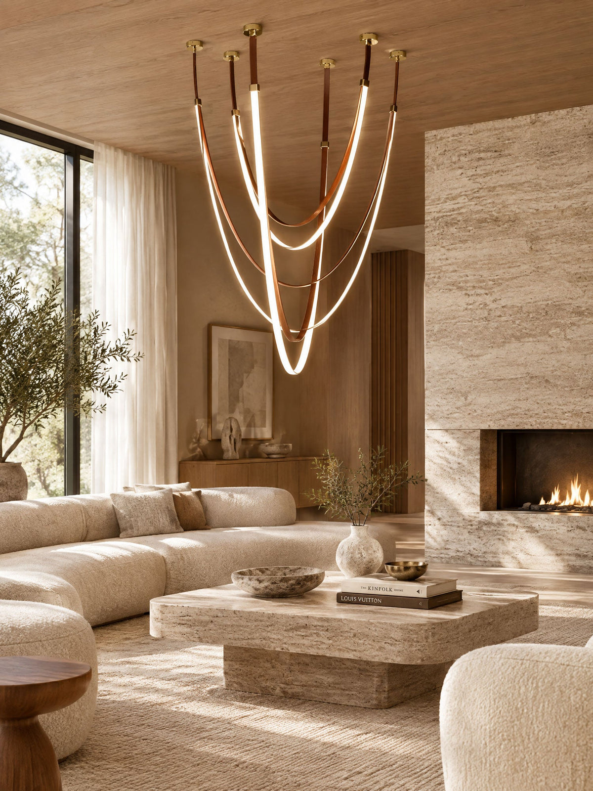 Lunara Strap Chandelier